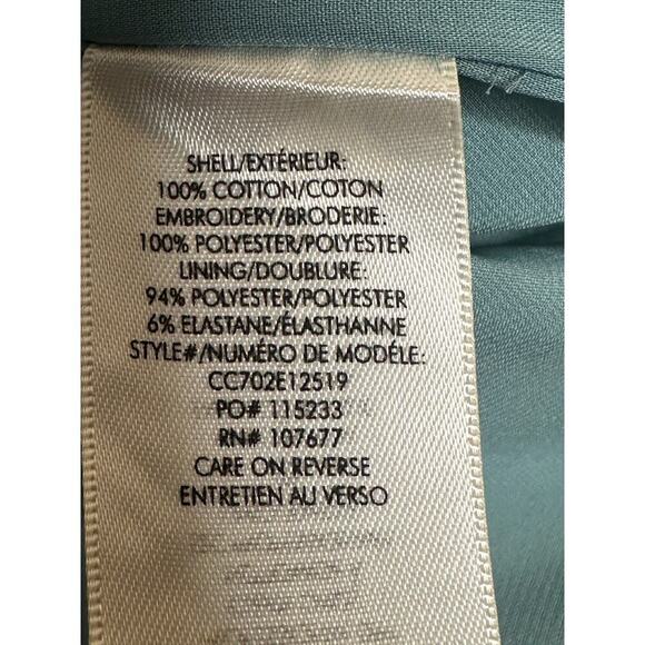 Alice + Olivia Clyde Sage Embellished Western Shift Dress - Size 6 NWT - Picture 6 of 9